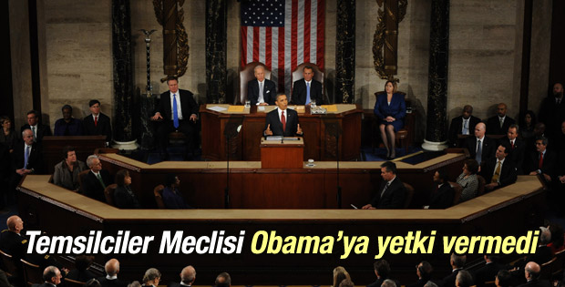 ABD Temsilciler Meclisi Obama'ya yetki vermedi