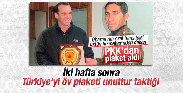 PKK'dan plaket alan Amerikalı: Türkiye'siz başaramazdık