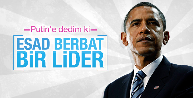 Obama: Esad berbat bir lider