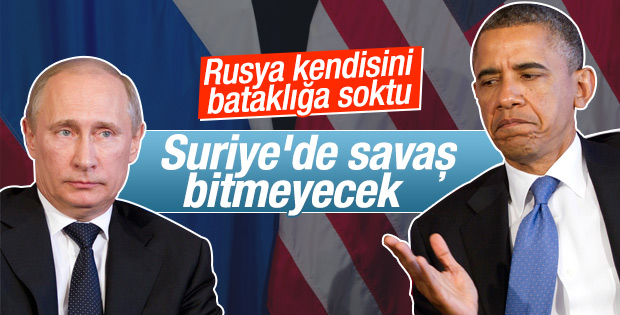 Obama: Rusya kendisini bataklığa sokacak demiştim