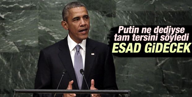 Obama'dan Esad için sert sözler