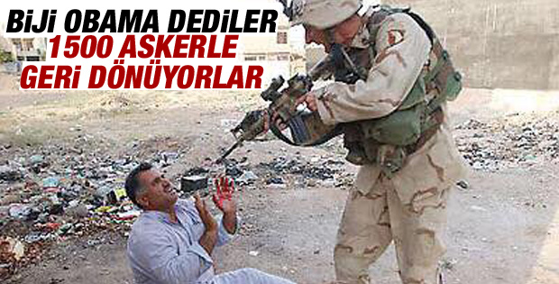ABD'den Irak'a asker göndermeye onay