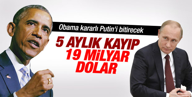 Rusya bütçesi ilk 5 ayda 19 milyar dolar açık verdi