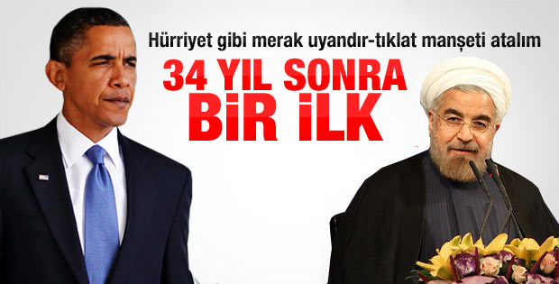 Obama Ruhani ile telefonda görüştü
