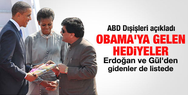 Obamalar'a en değerli hediyeler Sarkozy'den