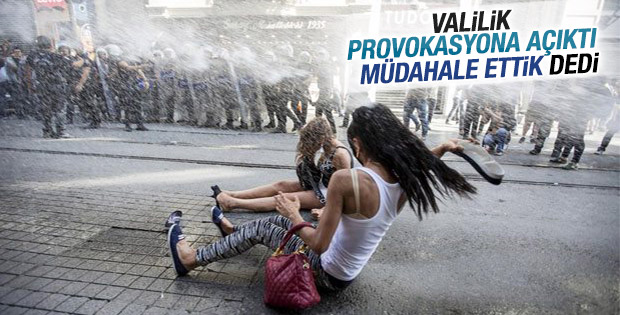 Valilikten LGBT yürüyüşüne müdahale açıklaması