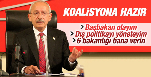 Kemal Kılıçdaroğlu'nun 14 maddelik şartı hazır