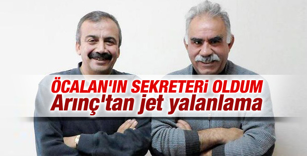 Arınç: Öcalan'a sekretarya konusu doğru bir konu değil