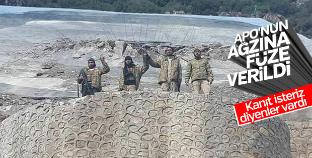 SİHA ile vurulan Öcalan anıtının son hali