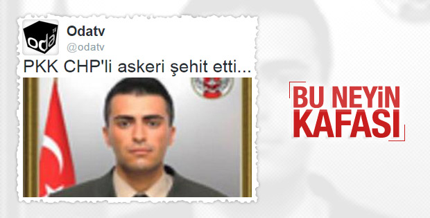 CHP'nin sitesi Oda TV'den skandal şehit haberi