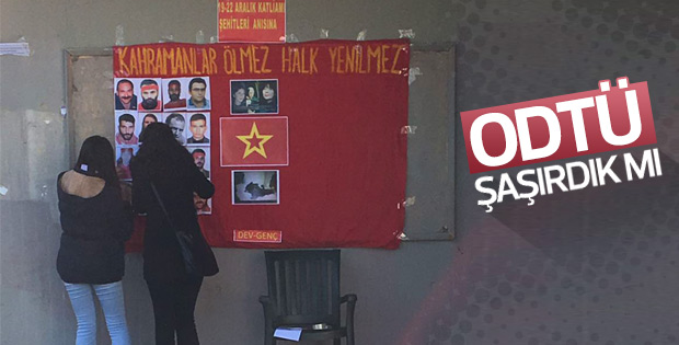 Üniversitede PKK kampını aratmayan görüntüler