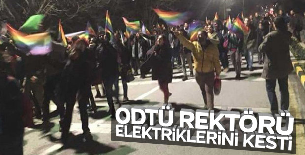 ODTÜ'de LGBT eylemi