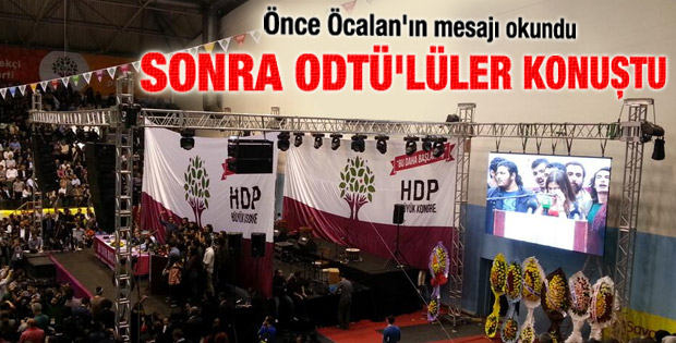 HDP kongresinde ODTÜ eylemcileri konuştu