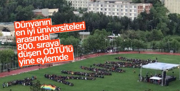 ODTÜ'lü öğrenciler dersi bıraktı eyleme başladı
