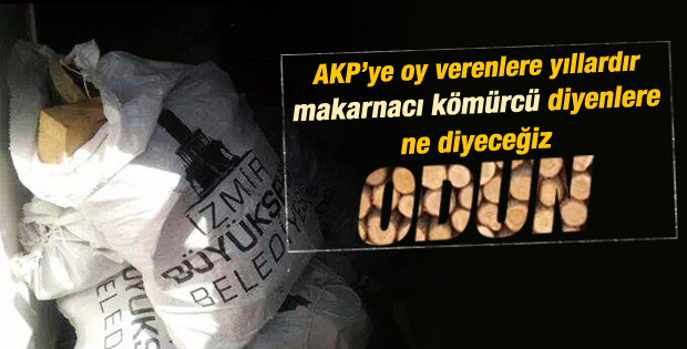 İzmir Büyükşehir Belediyesi odun dağıtıyor
