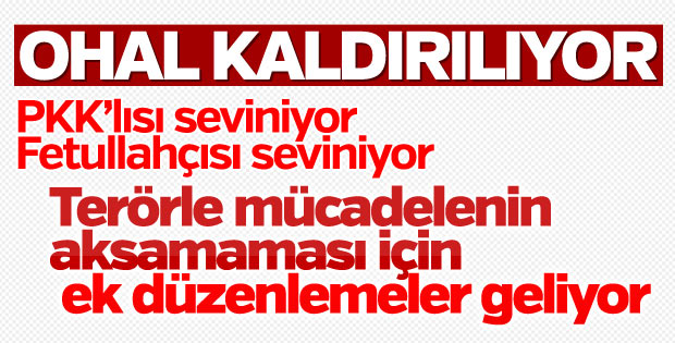OHAL sonrası terörle mücadele için gelecek düzenlemeler