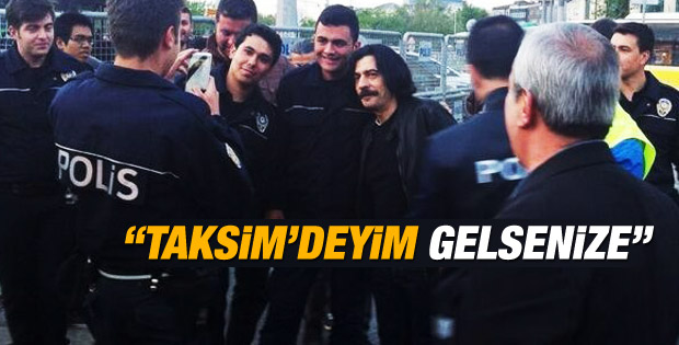Okan Bayülgen Taksim'de