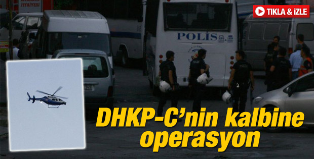 Okmeydanı'nda polis operasyonu