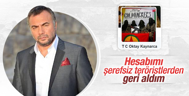 Oktay Kaynarca PKK'lıların hacklediği hesabını geri aldı