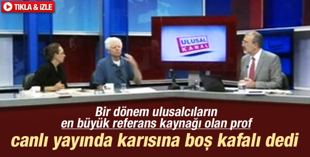 Oktay Sinanoğlu canlı yayında karısını azarladı İZLE