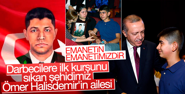 Erdoğan şehit çocuklarına yakın ilgi gösterdi