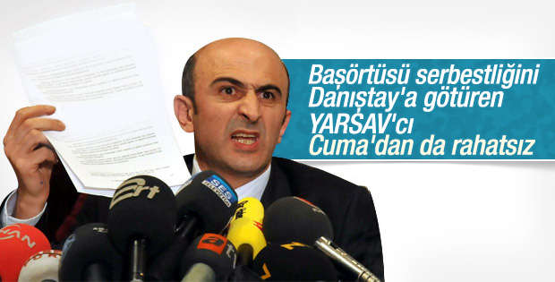 Cuma namazı izninin iptali için Danıştay'a başvuru