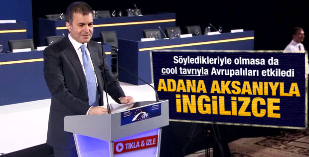 Ömer Çelik'in Avrupalı liderlere İngilizce hitabı