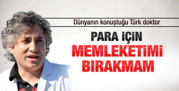 Ömer Özkan: Para için memleketimi terk etmedim