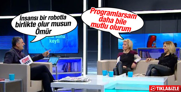 Ömür Gedik: Robotla birlikte olurum İZLE