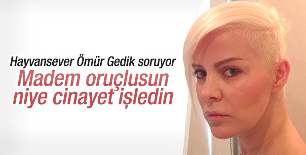 Ömür Gedik'ten Edirne'de köpeği vuran adama tepki