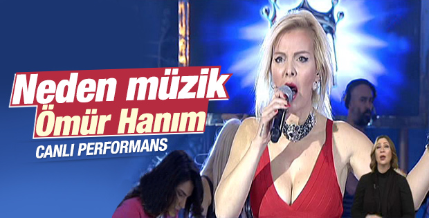 Ömür Gedik'ten canlı performans İZLE