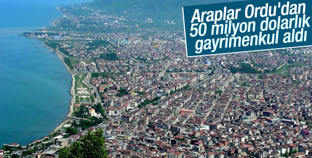 Araplar'dan Ordu'ya 50 milyon dolarlık yatırım