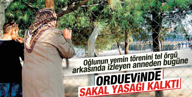 Orduevlerine artık sakallı girilebilecek