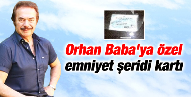 Orhan Gencebay'ın kalbine özel kart
