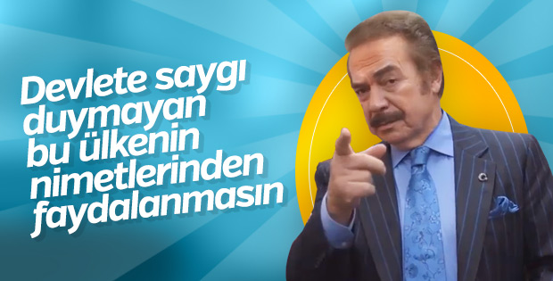 Orhan Gencebay devlete saygı duymayanları eleştirdi