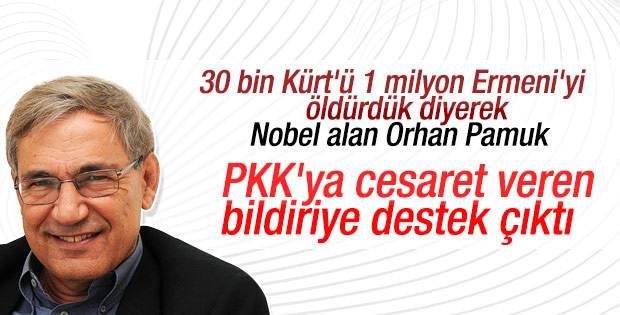 Orhan Pamuk'tan PKK sevici akademisyenlere destek
