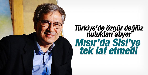 Orhan Pamuk Kahire Edebiyat Festivali'ne katıldı
