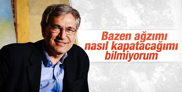 Orhan Pamuk: Ağzımı nasıl kapatacağımı bilmiyorum