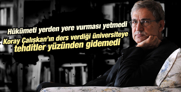 Orhan Pamuk öğrenciler tehdit edince konferansa gidemedi