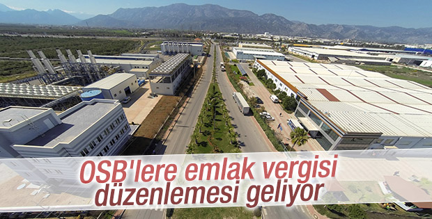 OSB'lere emlak vergisi düzenlemesi geliyor