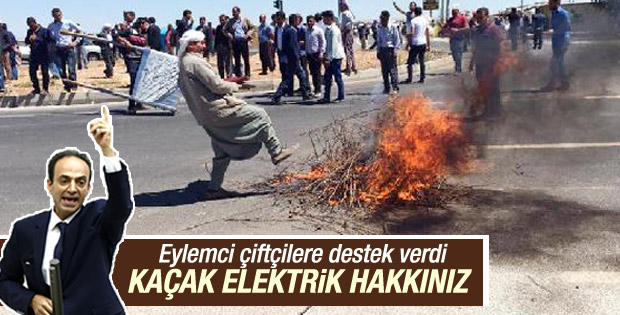 Osman Baydemir'den 'sayaç karşıtı' çiftçilere destek
