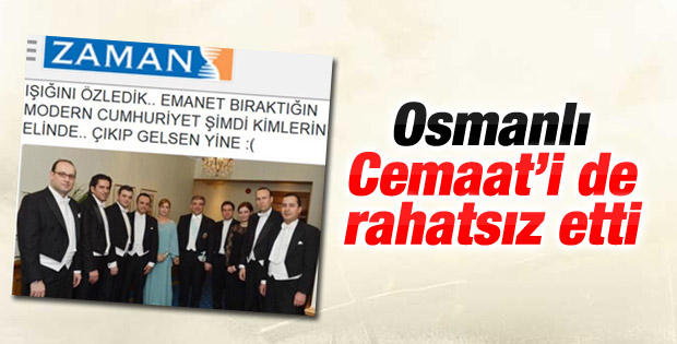 16 Türk devletini simgeleyen askerler Cemaat'i de rahatsız etti