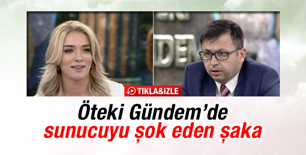 Öteki Gündem'de Cansu Canan Özgen'i şok eden şaka İZLE