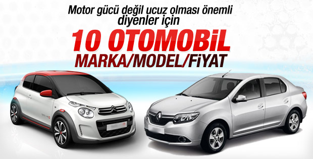 Sıfır otomobillerin en ucuzu bile el yakıyor