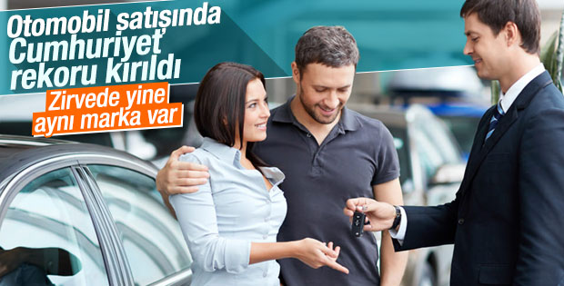 Otomotiv satışında milyonluk rekor