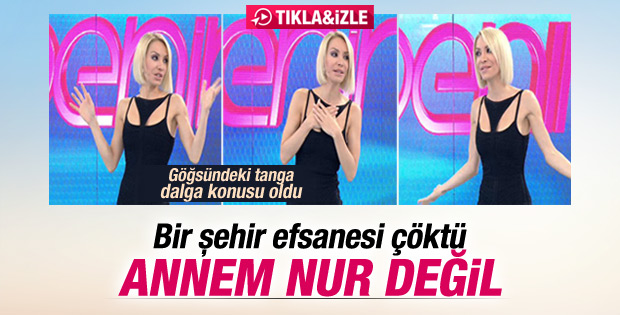 Öykü Serter: Nur Serter'in kızı değilim