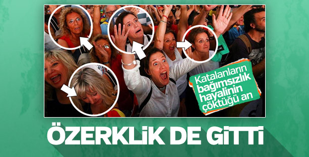 Katalonya'nın özerkliği askıya alındı