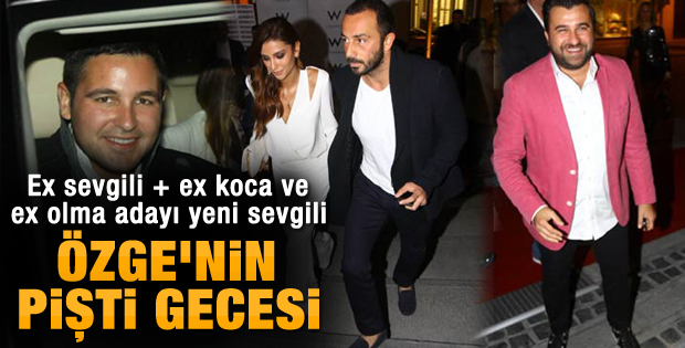 Özge Ulusoy'un pişti gecesi