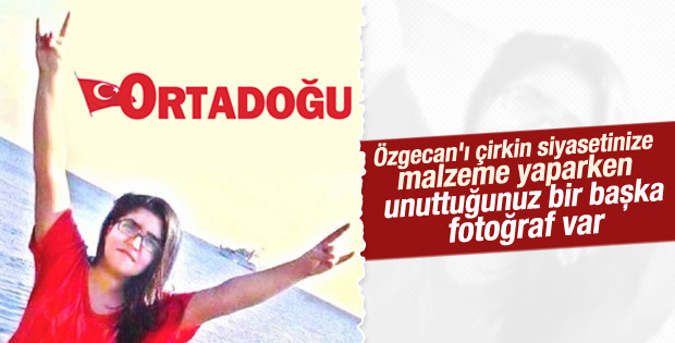 MHP'nin gazetesi Özgecan'ı ülkücü yaptı