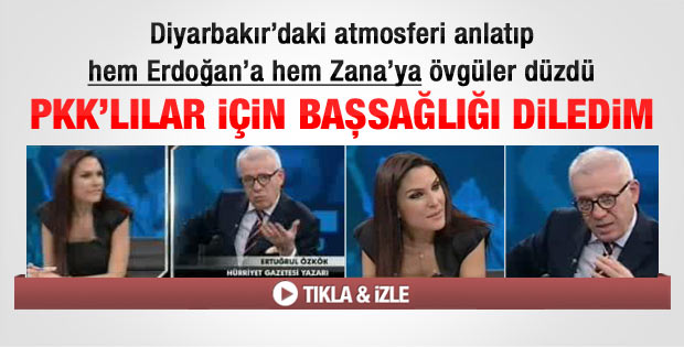 Özkök: PKK'lılar için başsağlığı diledim